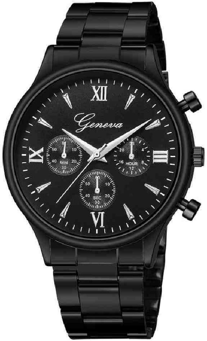 DSNGZ orologio da polso Vendita Orologio Uomo Top Brand Ginevra Orologi  Moda Orologio da polso al quarzo in acciaio inossidabile , D : Amazon.it:  Orologi