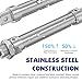 MA Mini Pneumatic Cylinder, 20mm Bore 125mm Stroke 1/8 Port, Dual Action Single Rod Air Cylinder, Stainless Steel Body for Industrial Automation