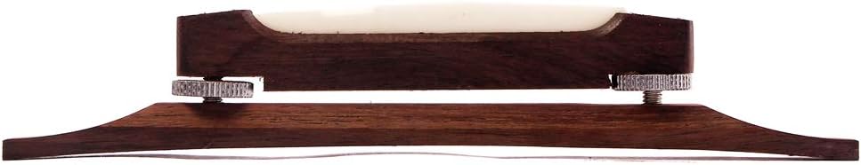 Guitar Bridge Rosewood Adjustable for 6 String Jazz Martin Style Guitar Part Accessories (GA610)