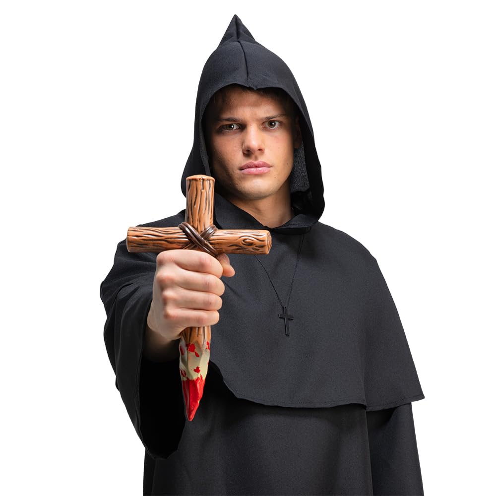 Wicked Costumes Vampire Hunter's Wooden Cross Stake Fancy Dress Accessory
