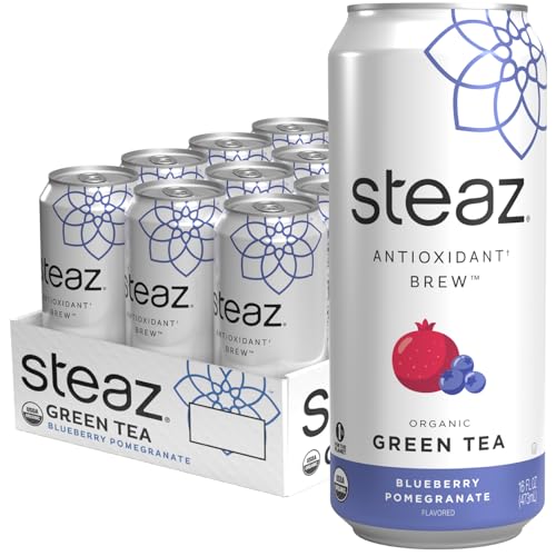 Steaz Organic Green Tea Blueberry Pomegranate