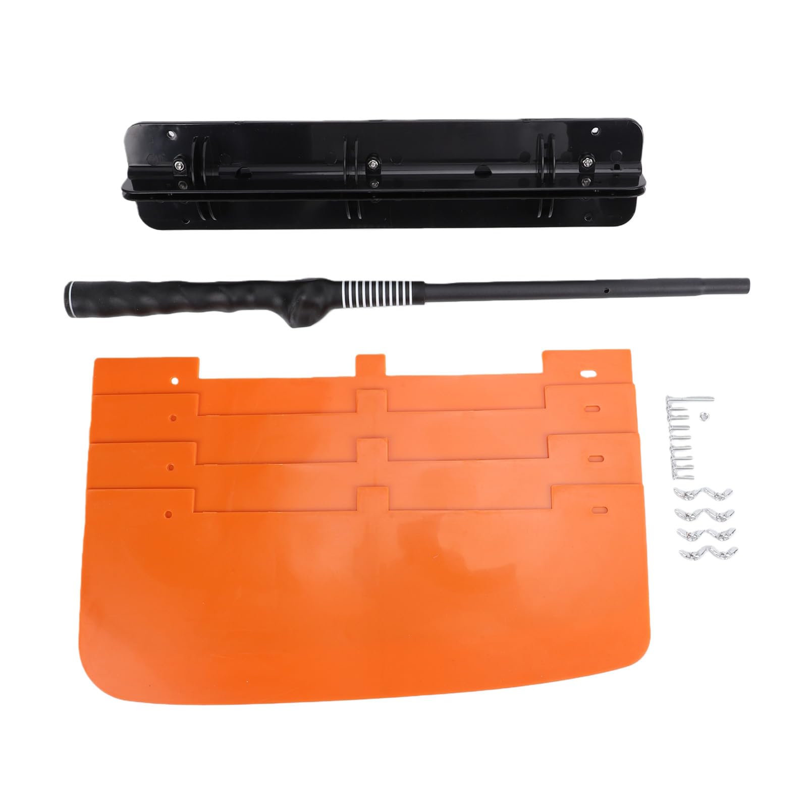 Tnfeeon Gewichteter Golfschwungtrainer, Schwungtrainingshilfe mit Flexiblem Schaft 27,6 X 12,4 Zoll, Gewichteter Lüfterkopf für Tempo-Feedback, Einfacher Aufbau, Heimübungen für Baseball-Anfänger