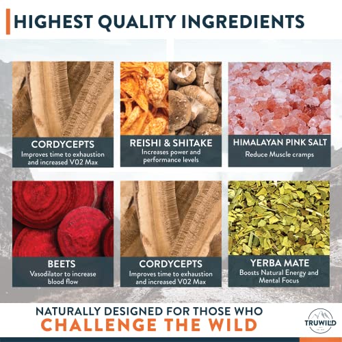 Truwild Motion All Natural Pre Workout Powder Drink Mix For Men & Women W/No Jitters Or Crash – Whole Food Plant Based Vegan – Organic W/Electrolytes + Bioperine – 20 Servings (Coconut Raspberry) #TOP3