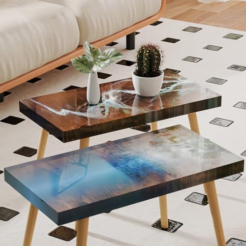 Moule résine pour table basse sans fuite grand format réutilisable 57cm