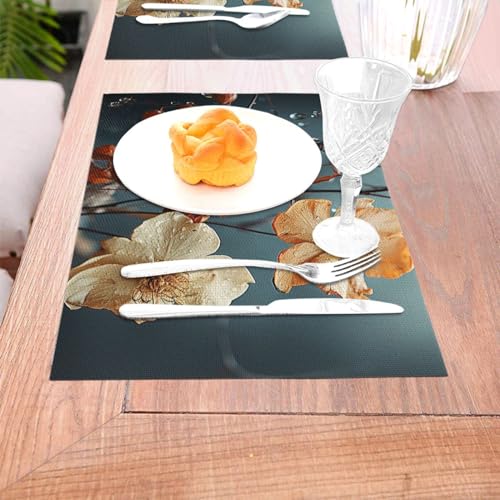 Set de table antidérapant lavable lot de 6 fini les taches sur la table à manger