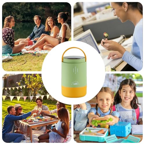 Termo para comida de acero inoxidable con estructura térmica de 3 capas 6