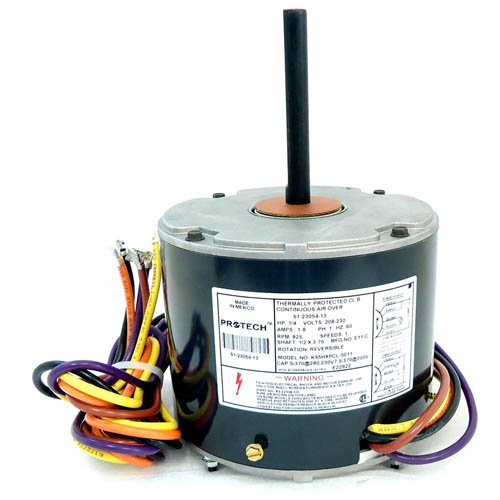 51-23054-13 - OEM Upgraded Rheem Condenser Fan Motor 1/4 HP 208-230 Volts 825 RPM