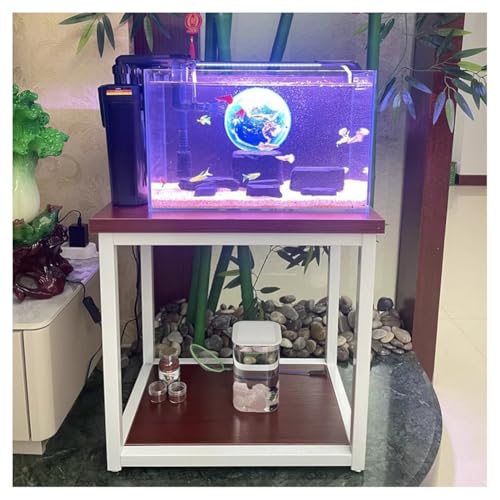 Generico Wytrzymały metalowy stojak na akwarium, stojak na akwarium, wytrzymały i nośny wspornik. Stojak na akwarium, antypoślizgowy uchwyt terrarium, stojak do terrarium w m