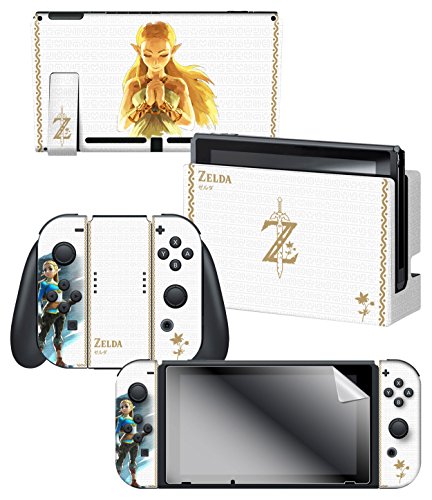 Controller Gear Nintendo Switch Skin & Screen Protector Set Officially Licensed By Nintendo