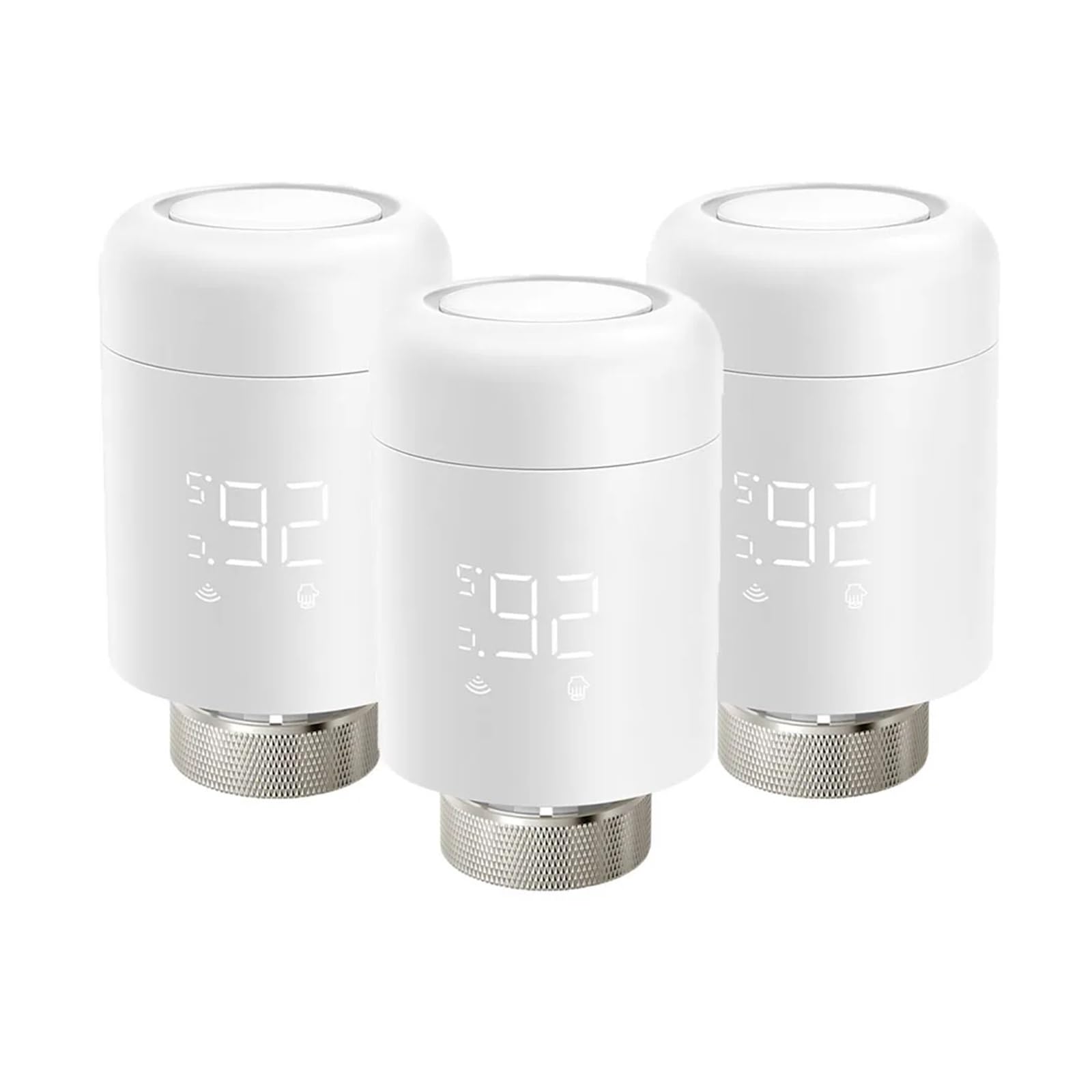 Termostato caldaia, 1-6 Pezzi Valvola Termostatica For Attuatore For Radiatore Intelligente Regolatore Di Temperatura For,per sistemi di riscaldamento(3PC)