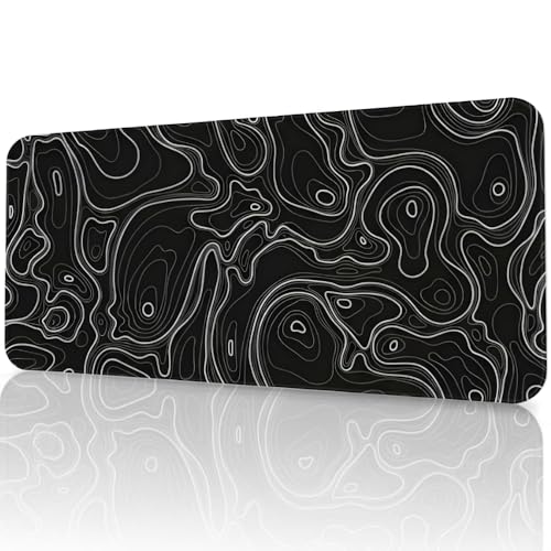 8 Farklı Desenli Baskılı Model Black Deer XXL Gaming Mouse Pad 70x30 cm – Dikişli Kenar, Kaymaz Taban, Dijital Tasarım, Hassas Takip, Ultra Geniş Oyuncu Mousepad (Typography Siyah 70x30 cm)