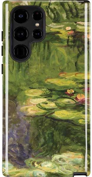 Skinit Impact Phone Case Compatible with Galaxy S24 Ultra - Officially Licensed Monet - Waterlilies by Monet Design