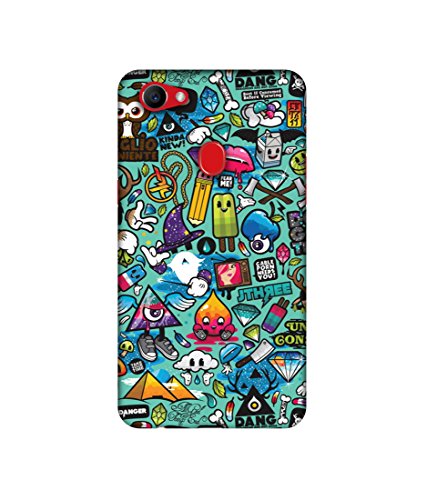 Image of Basic Case for Oppo F7 (Plastic Multicolor)