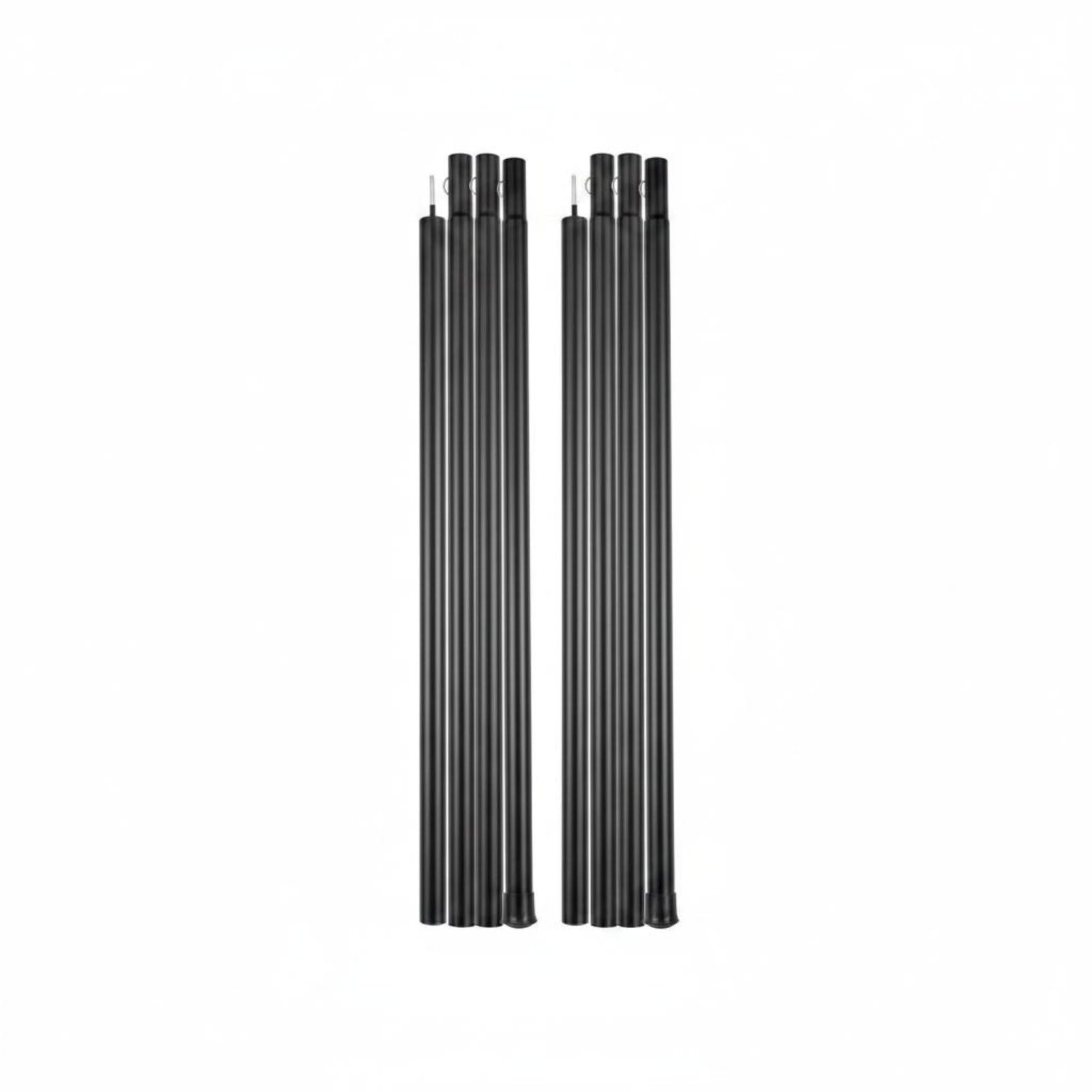 2 Pieces Thickened Tube 25 Mm Shelter Pole Easy to Carry Awning Support Pole Heavy Duty Outdoor Gear Foldable for Camping, 2.4M-image-32