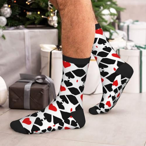 Image of Men Women Casual Cool Cute Crazy Funny Athletic Sport Novelty Graphic Crew Socks