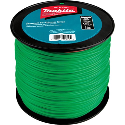 Makita, Green, T-03377 Round Trimmer Line, 0.080, 1,200’, 3 lbs
