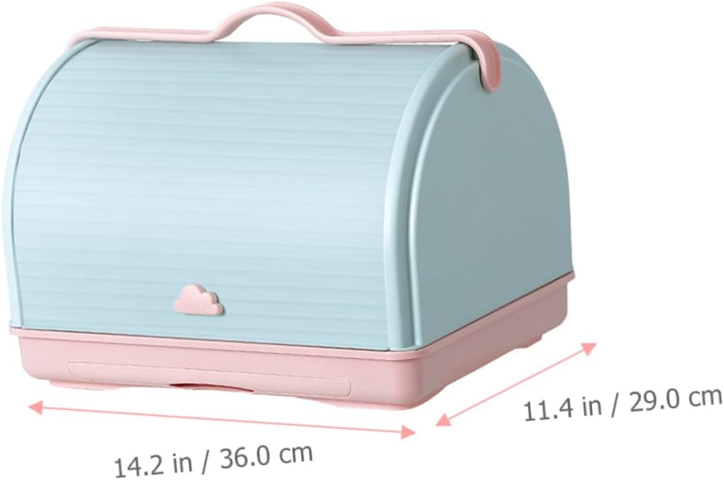 Storage Box for Bottles Bottle Drying Organizer Dinnerware Container Kitchen Storage Seal Lid