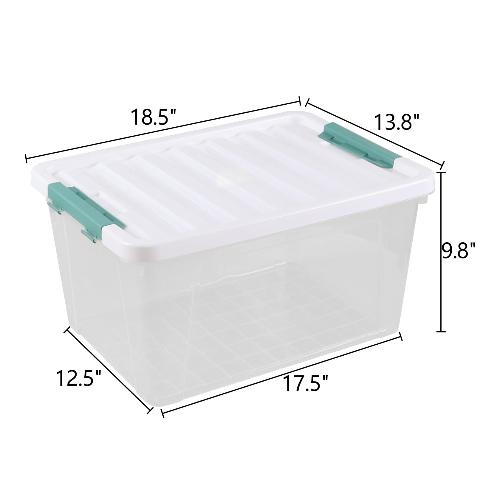 Amazon.com - Xyskin 35 Quart Clear Large Storage Box, Plastic