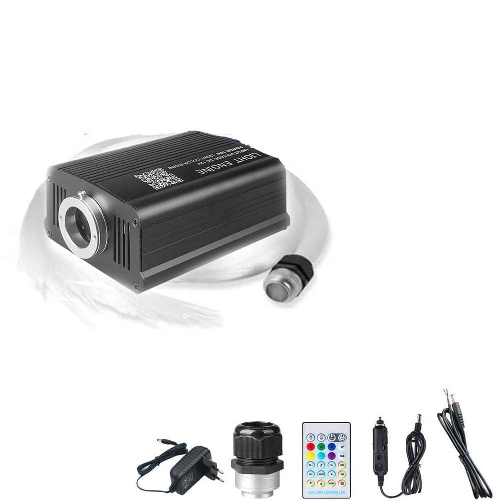 Twinkle Starlight Lot de 500 plafonniers LED à fibre optique 16 W Application et télécommande pour voiture, maison, fête