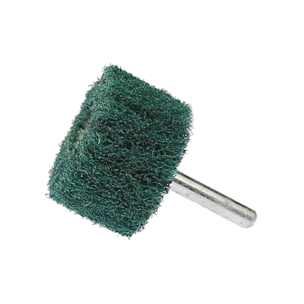 Be-Tool With Emery Cloth - Green Green Polishing Wheel, Sanding Mop Grinding Buffing Wheel With Emery Cloth (40Mm X 25 X 6Mm, 1Pcs)