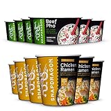 Snapdragon Vietnamese Pho Soup Bowl and Tokyo-Style Chicken Ramen Cups | Rich Broth With Authentic F