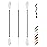 OCEANBROAD Kayak Paddle 86in/218cm Alloy Shaft Kayaking Boating Canoeing Oar with Paddle Leash 1 Paddle, White