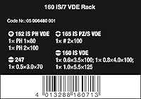 Vista 2 de Wera 05006480001 Kraftform Plus Serie 100 Rack 160is Juego de destornilladores (7 piezas)