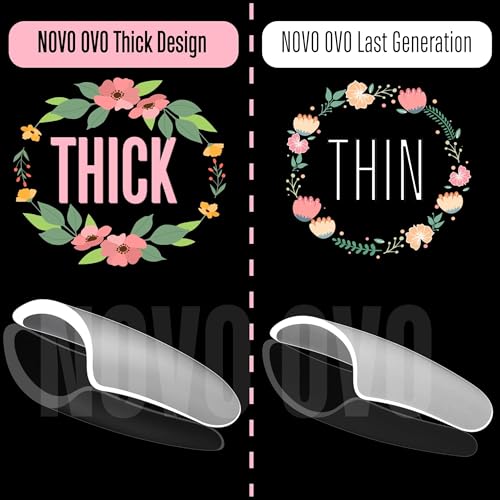 NOVO OVO Extra Thick Duck Feet Nail Tips - Full Coverage