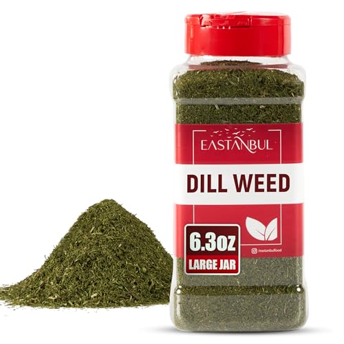 Eastanbul Dill Weed, Dried Dill Weed Seasoning, Natural, Pure, 6.3oz