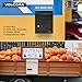 Volcora Key Drop Box with Lock, Drop Slot Depository Safe Box Digital Keypad, Outdoor Waterproof Money Drop Safe for Business, Cash Drop Box, Wall Mount Mailbox, Electronic Programmable Lock, White