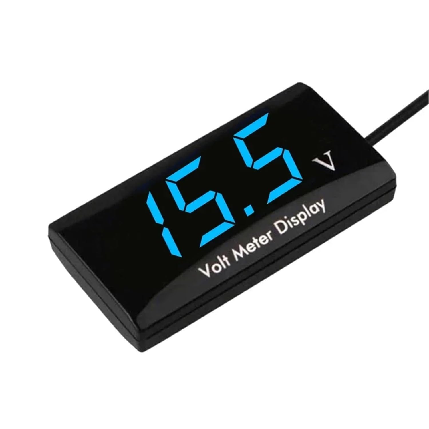 DC 8V-18V 0.56 inch LED Digital Waterproof Voltmeter Voltage Tester Detector Voltage Meter for Motorcycles Automobiles Battery(Blue)
