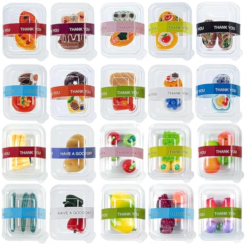75Pcs Miniature Supermarket Food Lunch Box Dollhouse Kitchen Set Mini Takeaway Snacks Resin Fruit Crisper Accessories Bread Pretend Play Toys Grocery Store Kids Shopping Model Tableware Vegetables