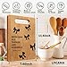 Lacama Christian Gifts for Women Kitchen Cutting Board，Bow Cutting Board Appreciation Gift for Women Christmas Birthday, With God All Things Are Possible Chopping Boards for Her, Mom, Sister, Friends