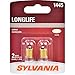 SYLVANIA 1445 Long Life Miniature Bulb, (Contains 2 Bulbs)