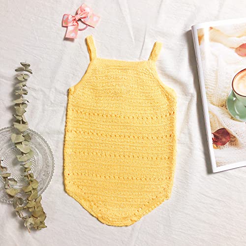 Mstoze Baby Girls Summer Clothes Romper Camisole Top Jumpsuit Sleeveless Small Flowers Romper Ice Silk Cotton Infant Toddler Girl. #TOP3
