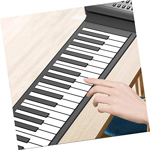 jojofuny Roll-Up avec Électronique Silicone Blanc Up pour -Touches Piano -Up Clavier Électrique Jouets Musicaux Main… - Les Beatles, Paul McCartney, John Lennon, RIngo Starr, George Harrison jojofuny Roll-Up avec Électronique Silicone Blanc Up pour -Touches Piano -Up Clavier Électrique Jouets Musicaux Main… – Image 8