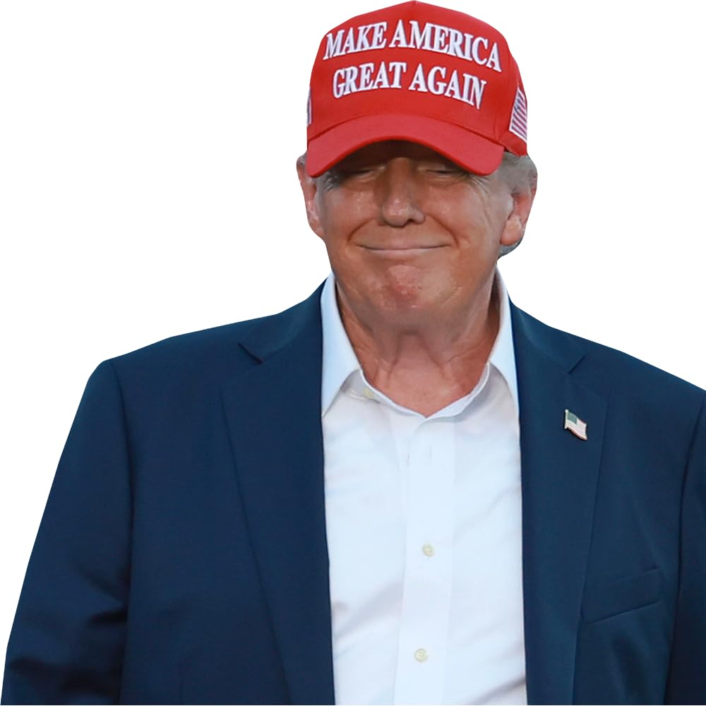 Donald Trump (Blue Suit) Half Body Buddy Cutout