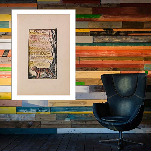 Affiche encadrée William Blake grand format XL sans reflet salon - 6