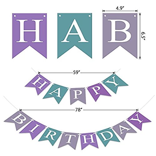 Bdecoll DIY Decorazioni Bunting Banner per Doccia