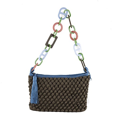 Sac à bandoulière haut de gamme Gloria Brun coton taupe élégant