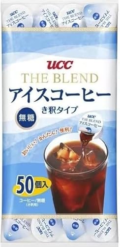 UCC アイスコーヒー 無糖 希釈タイプ 50個入 900g(18g×50個) ポーションタイプ メール便発送