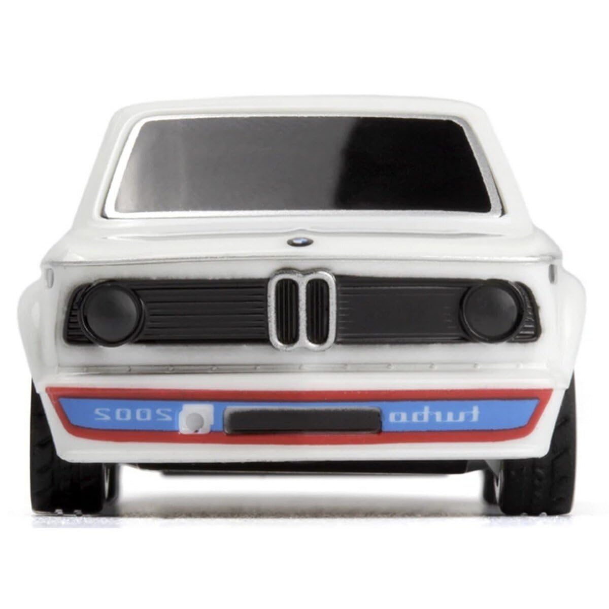 HPI Racing H161400 Nano-TTR BMW 2002 Turbo Weiß - RC Modellauto RTR-Set | Offiziell lizenzierte 1:64 Nachbildung mit LED-Beleuchtung