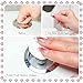 FWUNYVN 4Pcs Toilet Button Press Top Toilet Push Button Flush,Toilet Push Tool for Women Manicures,Multifunctional Handle Helper for Toilet Lid & Tanks Covers Drawer Toilet Tanks Button (White)