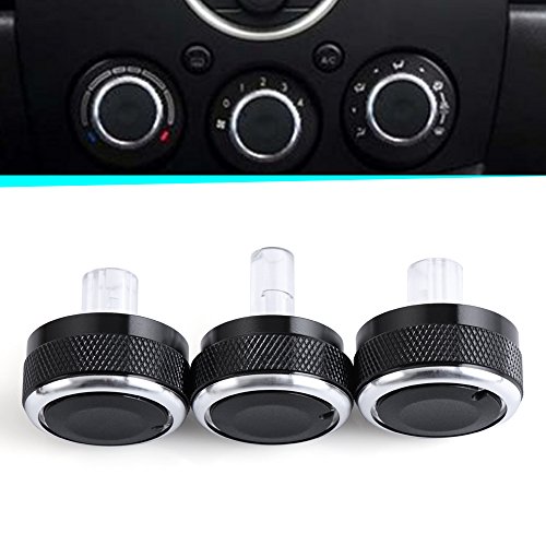 9 moon Aluminum Alloy AIR-Condition Control Panel Elegant Switch for Mazda 2