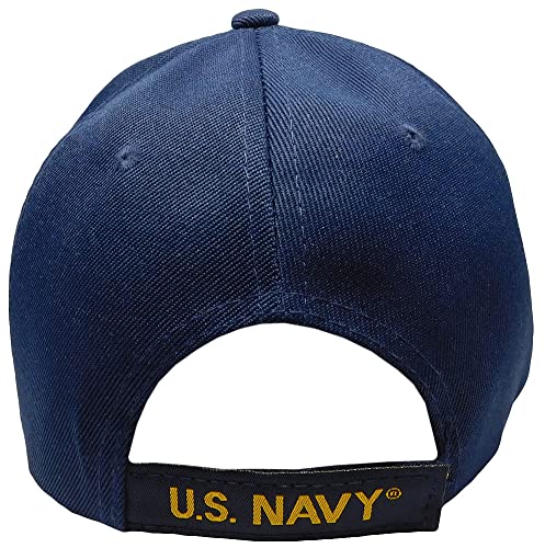 Gorra ajustable azul con bordado USS Theodore Roosevelt miniatura 5