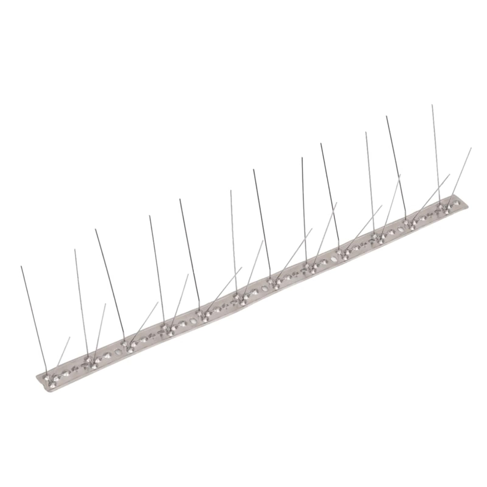 Set Dissuasori per Uccelli e Piccioni 20 pz Acciaio 4 File 10 m,Forniture domestiche,Controllo infestanti,Repellenti,Repellenti per animali-149131