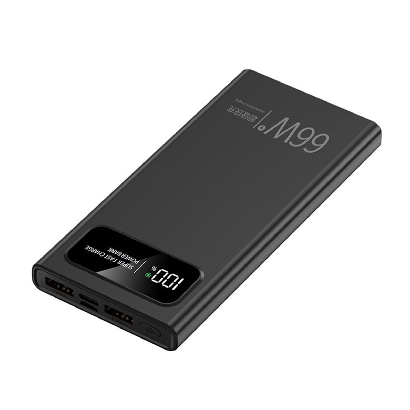 Adaptador de corriente móvil de 66 W, 20000/30000/40000 mA PD3.0 20 W, carga rápida bidireccional para estudiantes y viajeros
