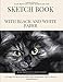 Produktbild Sketch Book With Black And White Paper: 200 Pages Left Blank White Page & Right Unlined Black Page For Gel Pens - Sketchbook 8.5 x 11 Large Blank ... / Boy Toddler Kids , Women Vol 7 Cat Cover