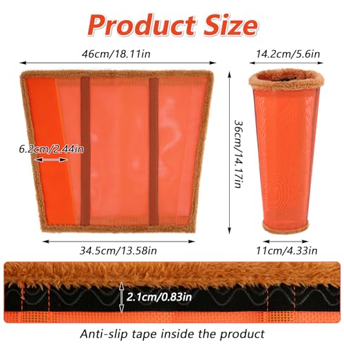 Tangtty MT-01 Fly Boots For Horses. Horse Fly Boots Set Of 4. Adjustable Horse Fly Boots Stops Stomping Fly Leg Wraps thumb #6