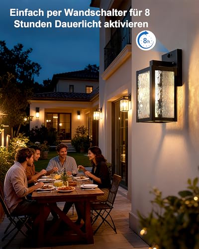 Lampe extérieure E27 à détection pour éclairer une entrée sombre - 3